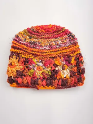 Multicolored Crochet Beanie. CH24