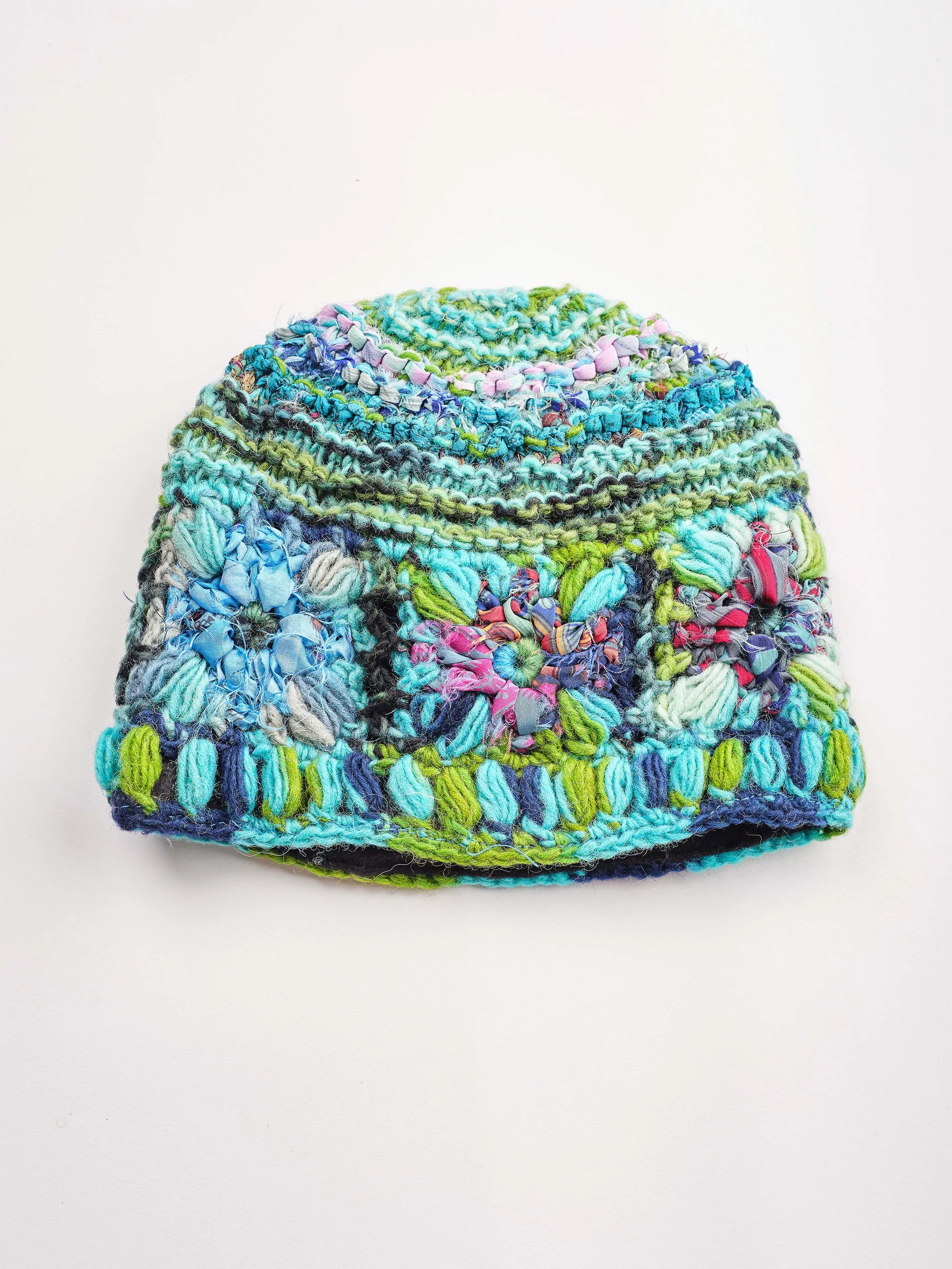 Multicolored Crochet Beanie. CH24