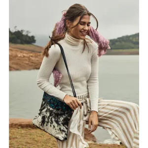 Myra Bag Snow Capped Hand-Tooled Bag