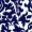 Navy and Cream Printed Wrap Top Short Sleeve Belted Jumpsuit