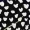 Navy Heart Printed Hoop Knot Short Sleeve Midi Dress