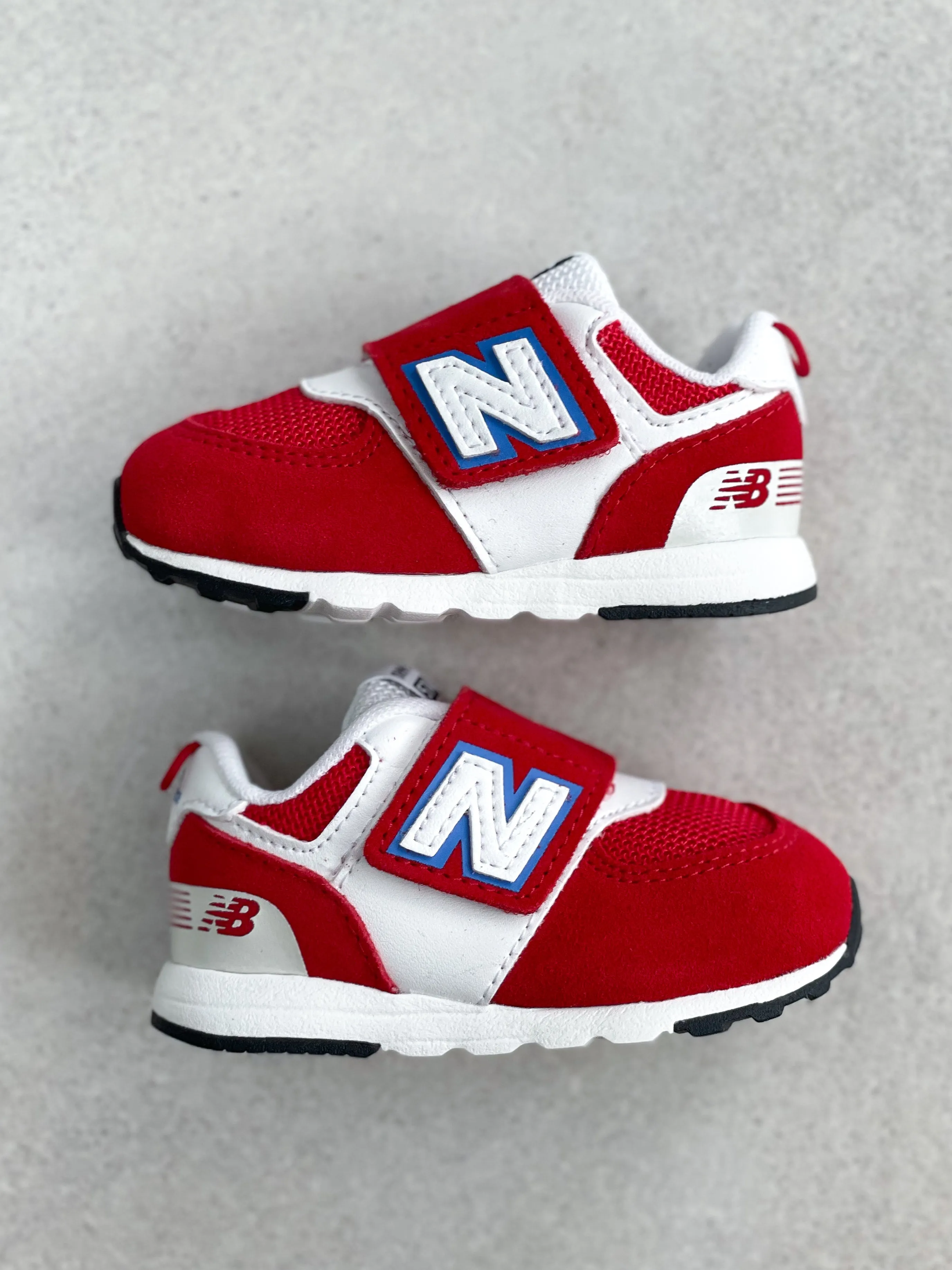 New Balance 574 Blue NEW-B Hook & Loop Trainers - UK Infant Size 3.5 - NEW IN BOX