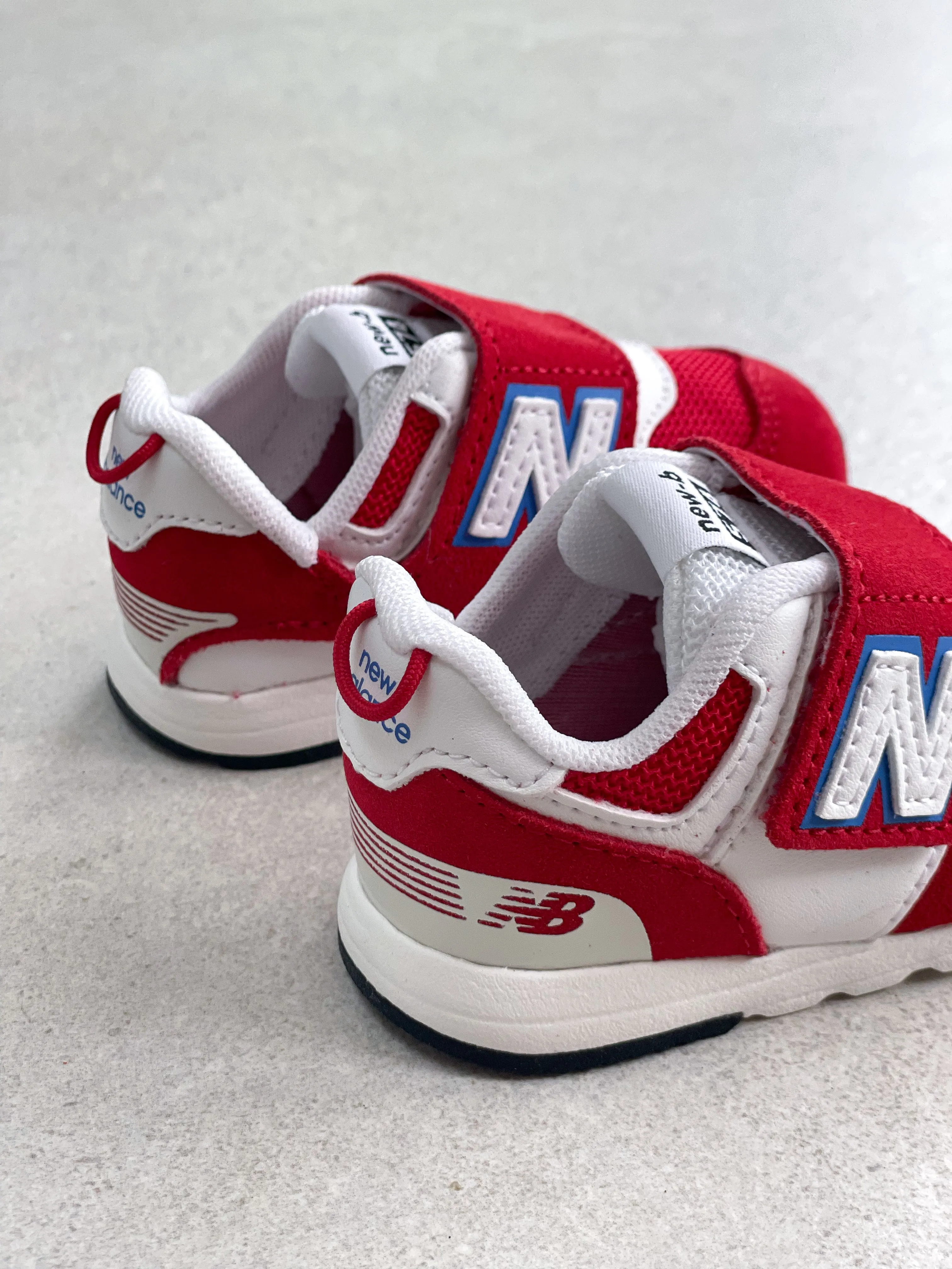 New Balance 574 Blue NEW-B Hook & Loop Trainers - UK Infant Size 3.5 - NEW IN BOX