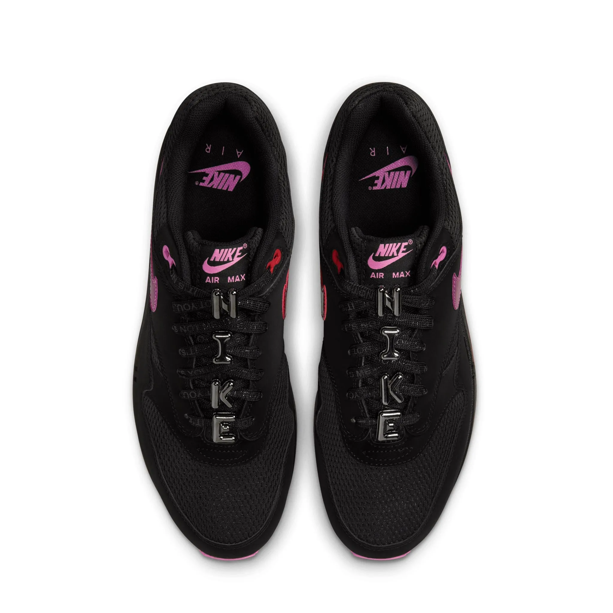 Nike Air Max 1 Premium Black/Playful Pink-University Red HV2302-001
