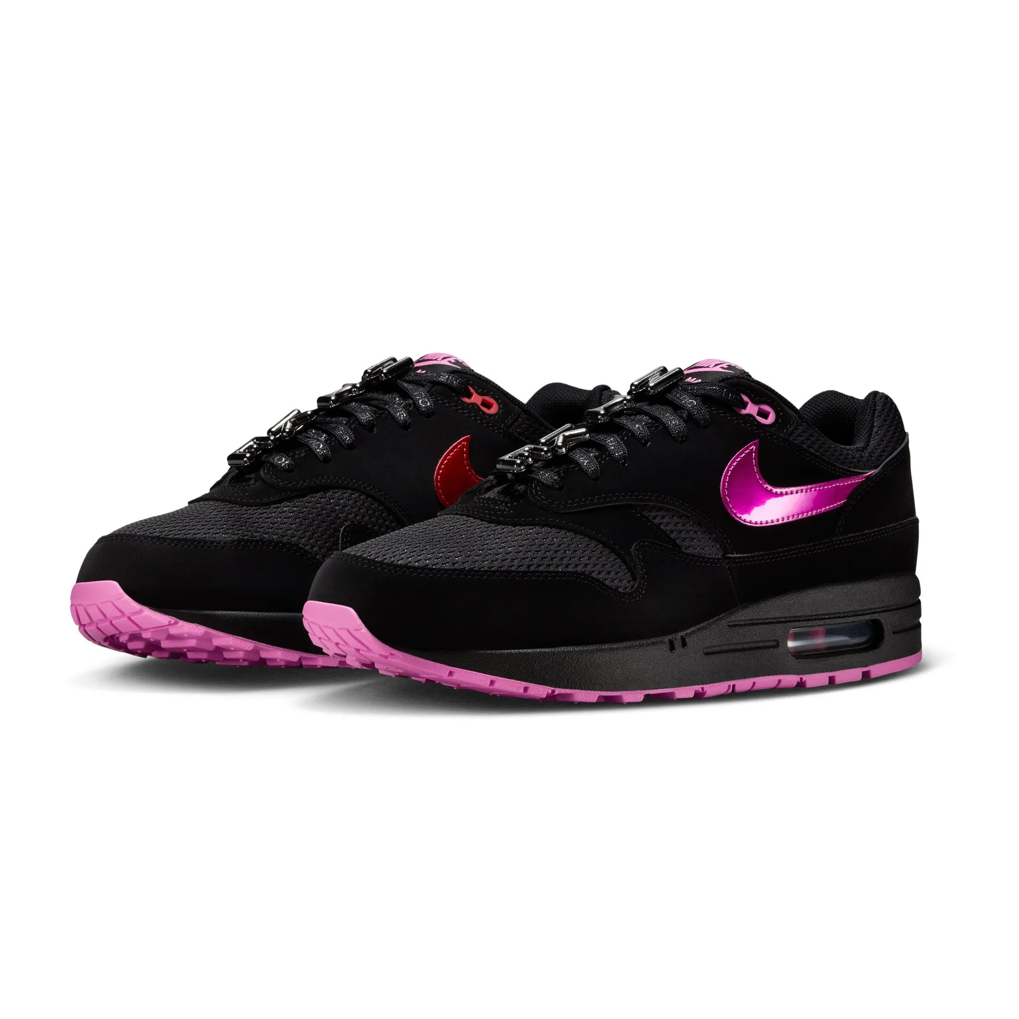 Nike Air Max 1 Premium Black/Playful Pink-University Red HV2302-001