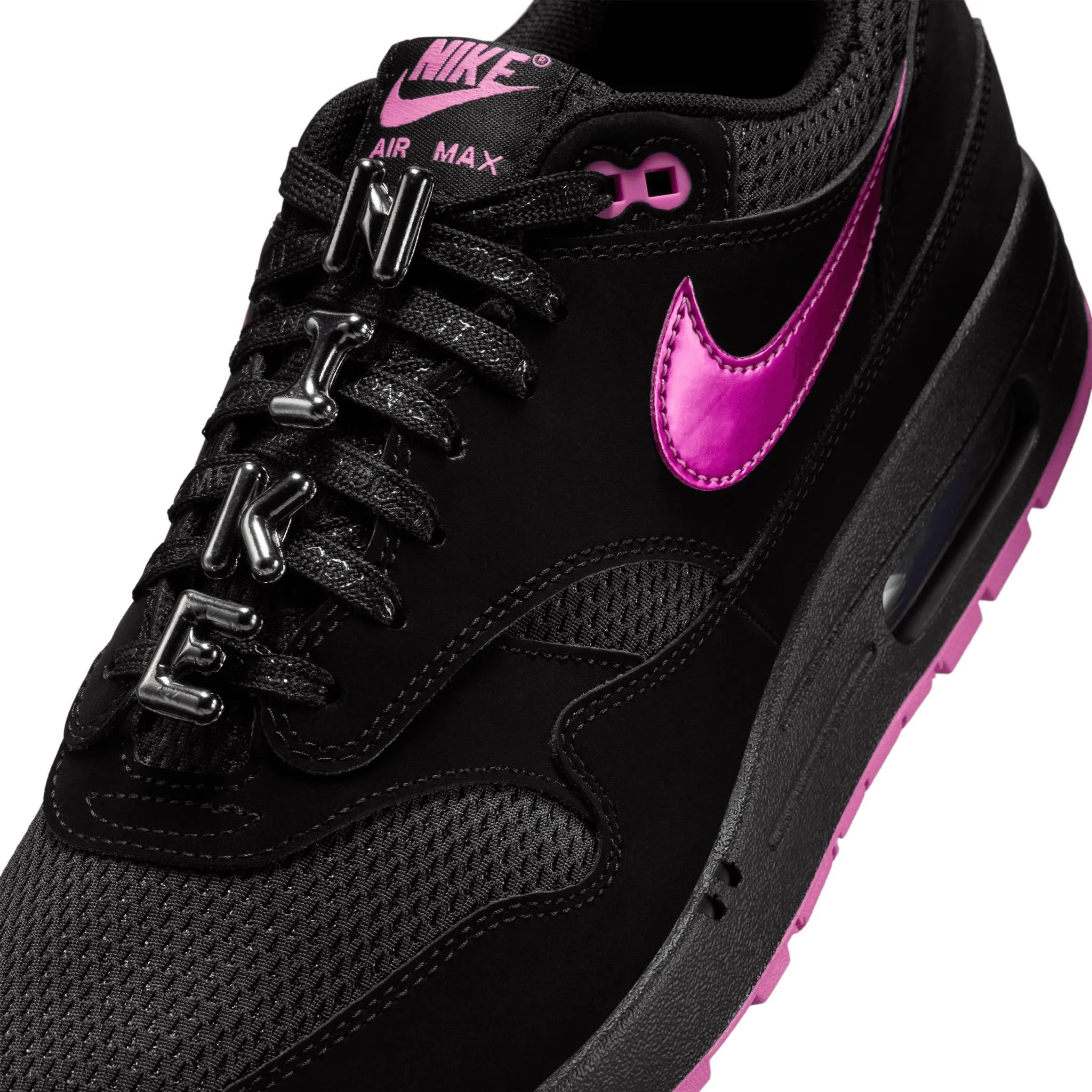 Nike Air Max 1 Premium Black/Playful Pink-University Red HV2302-001