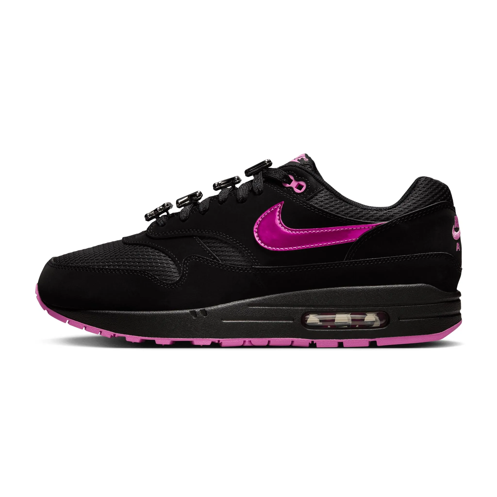 Nike Air Max 1 Premium Black/Playful Pink-University Red HV2302-001