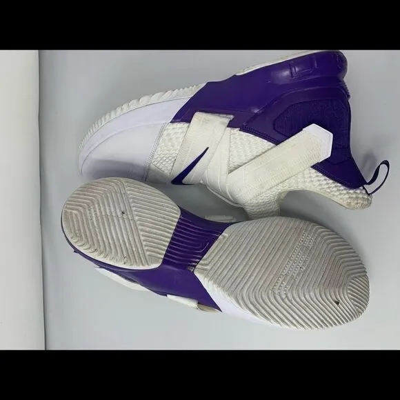 Nike Air Zoom LeBron James Soldier XII 12 TB purple and white Size 18