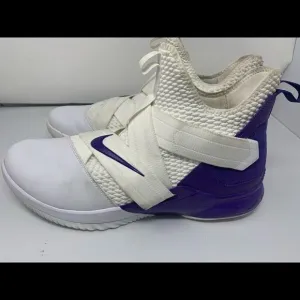 Nike Air Zoom LeBron James Soldier XII 12 TB purple and white Size 18