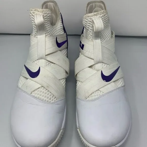 Nike Air Zoom LeBron James Soldier XII 12 TB purple and white Size 18