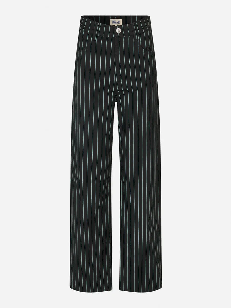 Nini Jeans - Black Pirate Stripe