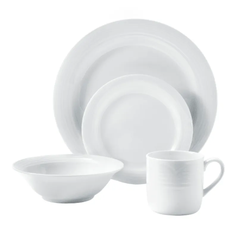 Noritake Arctic White Dinner Set Of 16