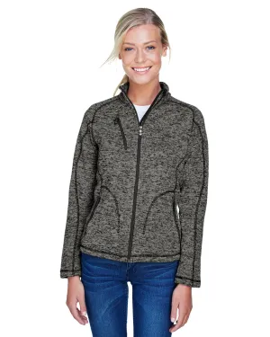 North End Sport Red Peak Ladies Sweater Fleece Jacket
