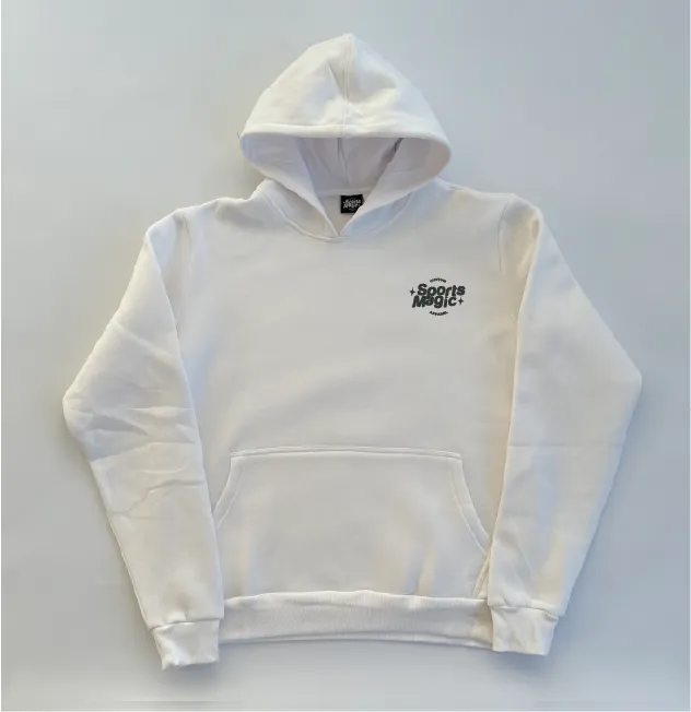 NOT IN THE MOOD - Custom White Puff Hoodie