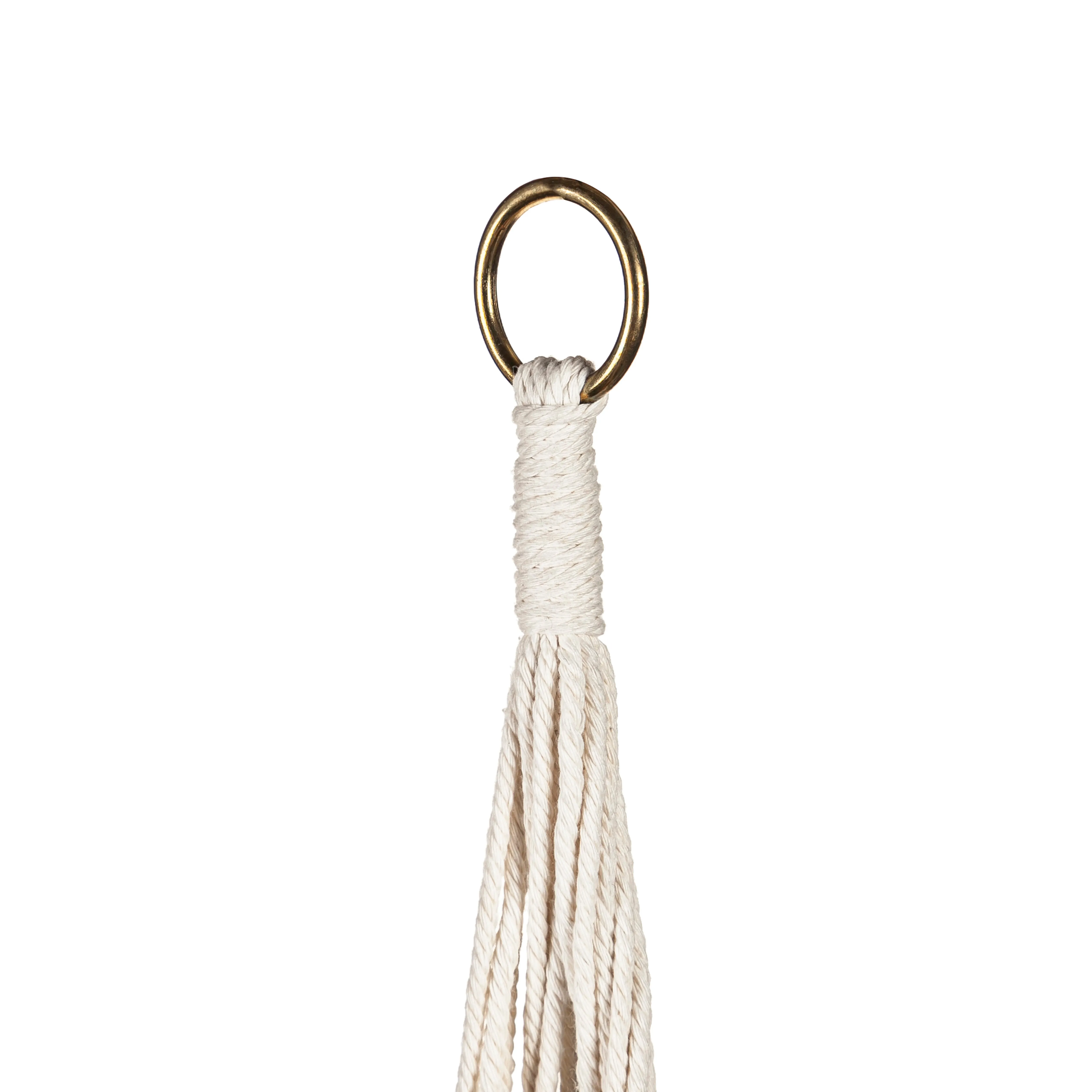 Olivia Fabric Planter with Macrame Holder, Blue,2fp042