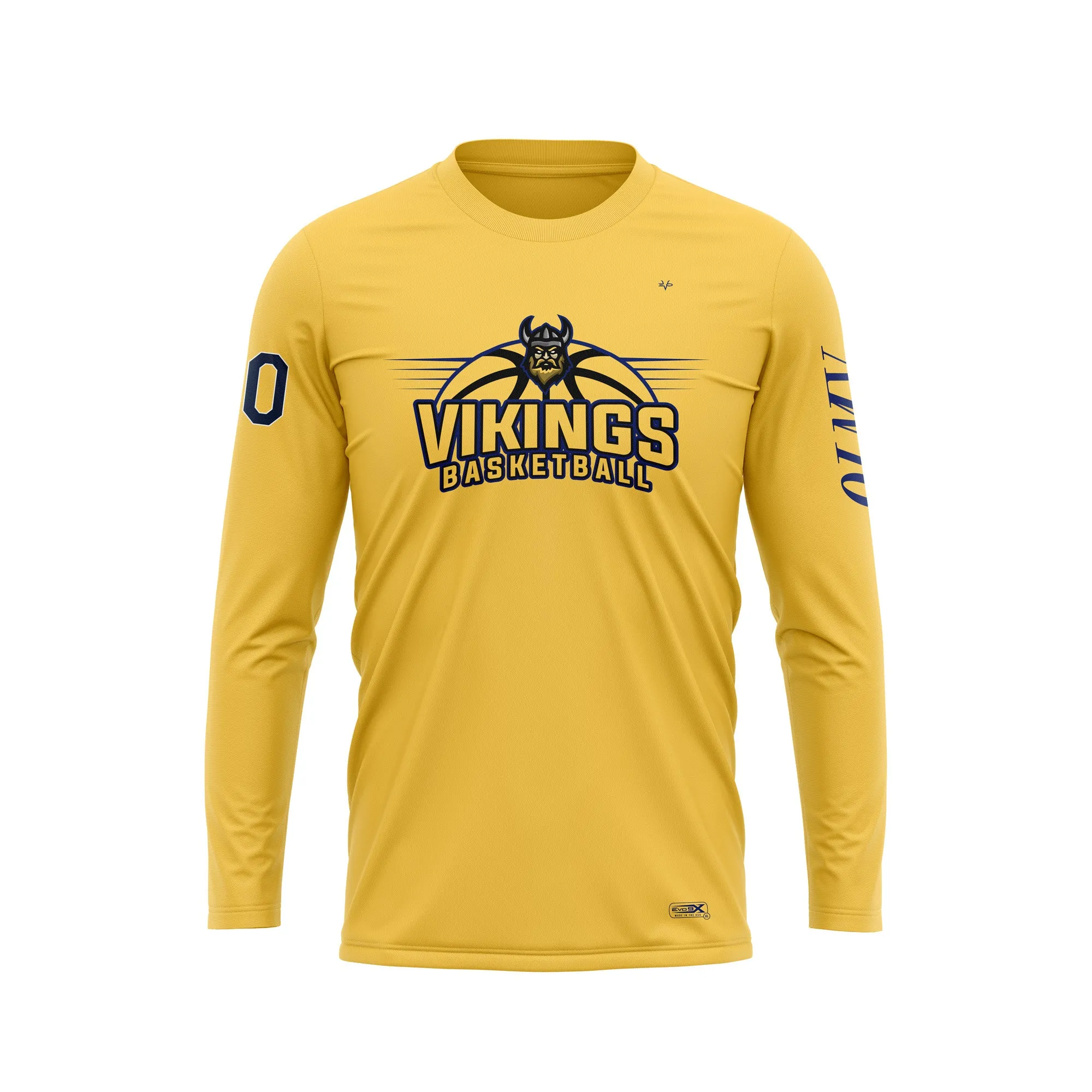 OLMV Basketball LONG SLEEVE CREW NECK