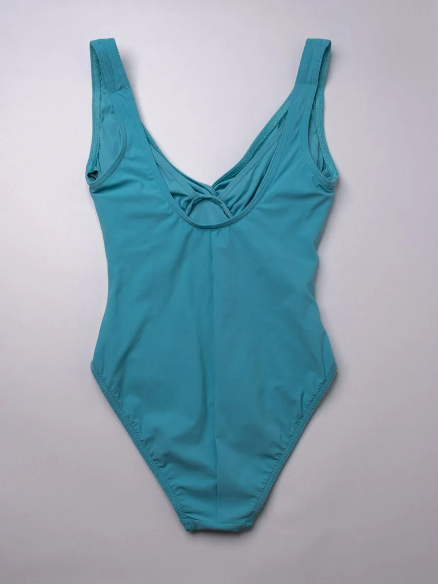 One Piece Underwire Knot Twist In Neptune