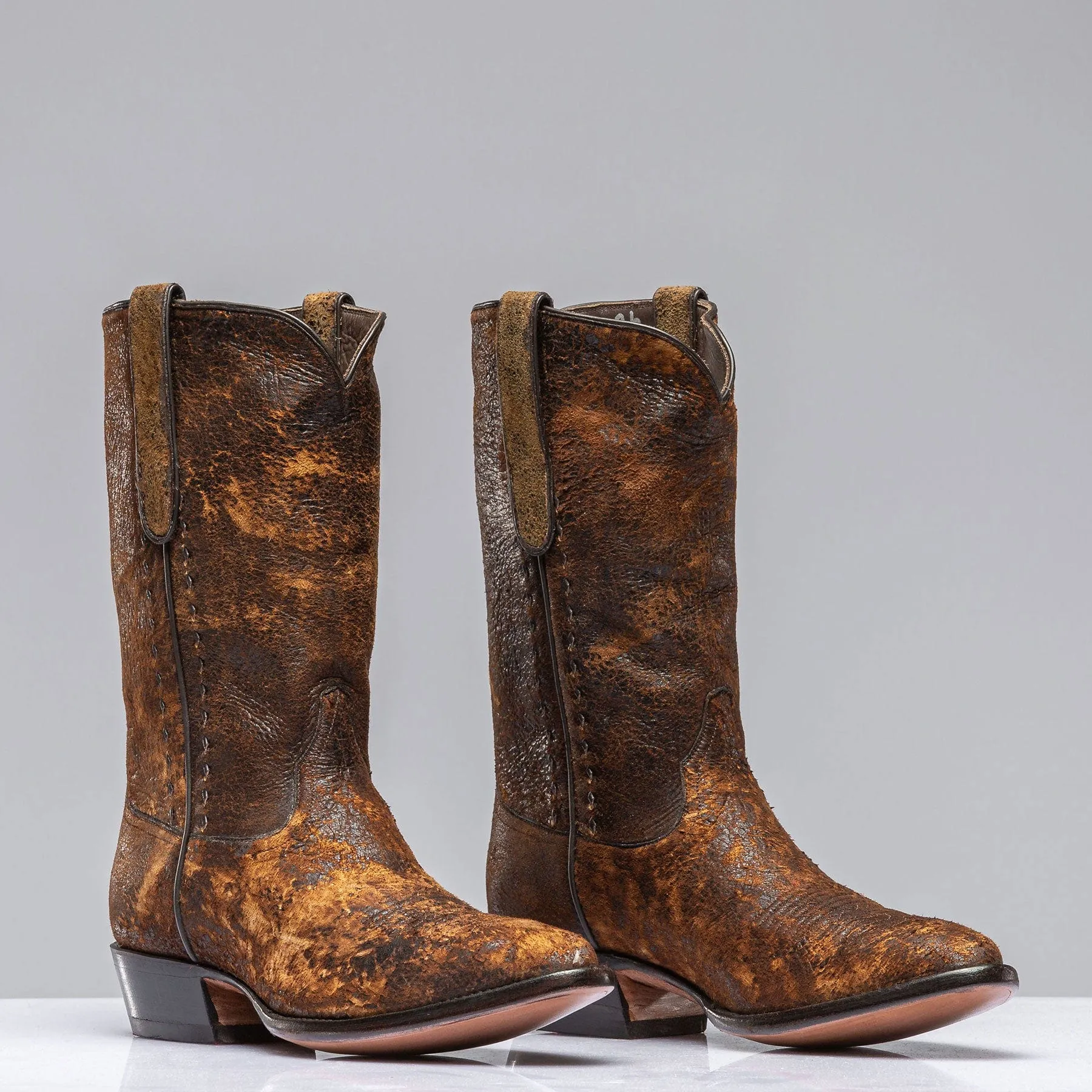 Ouray Camel Break Suede In Dark Camel