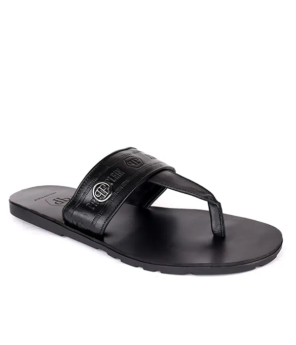P. Plein Thong Slippers | Black