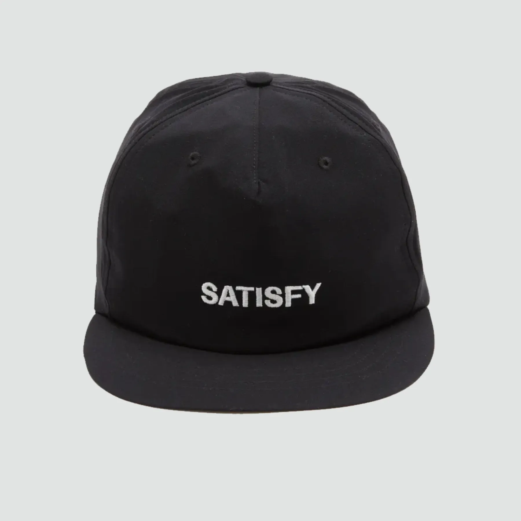 PeaceShell™ 5 Panel Pinch Cap - Black