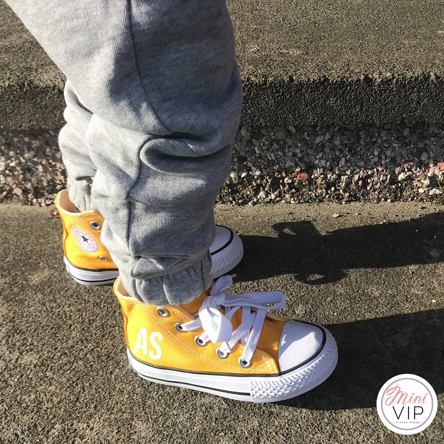 Personalised Baseball Hi-Top Canvas Trainers