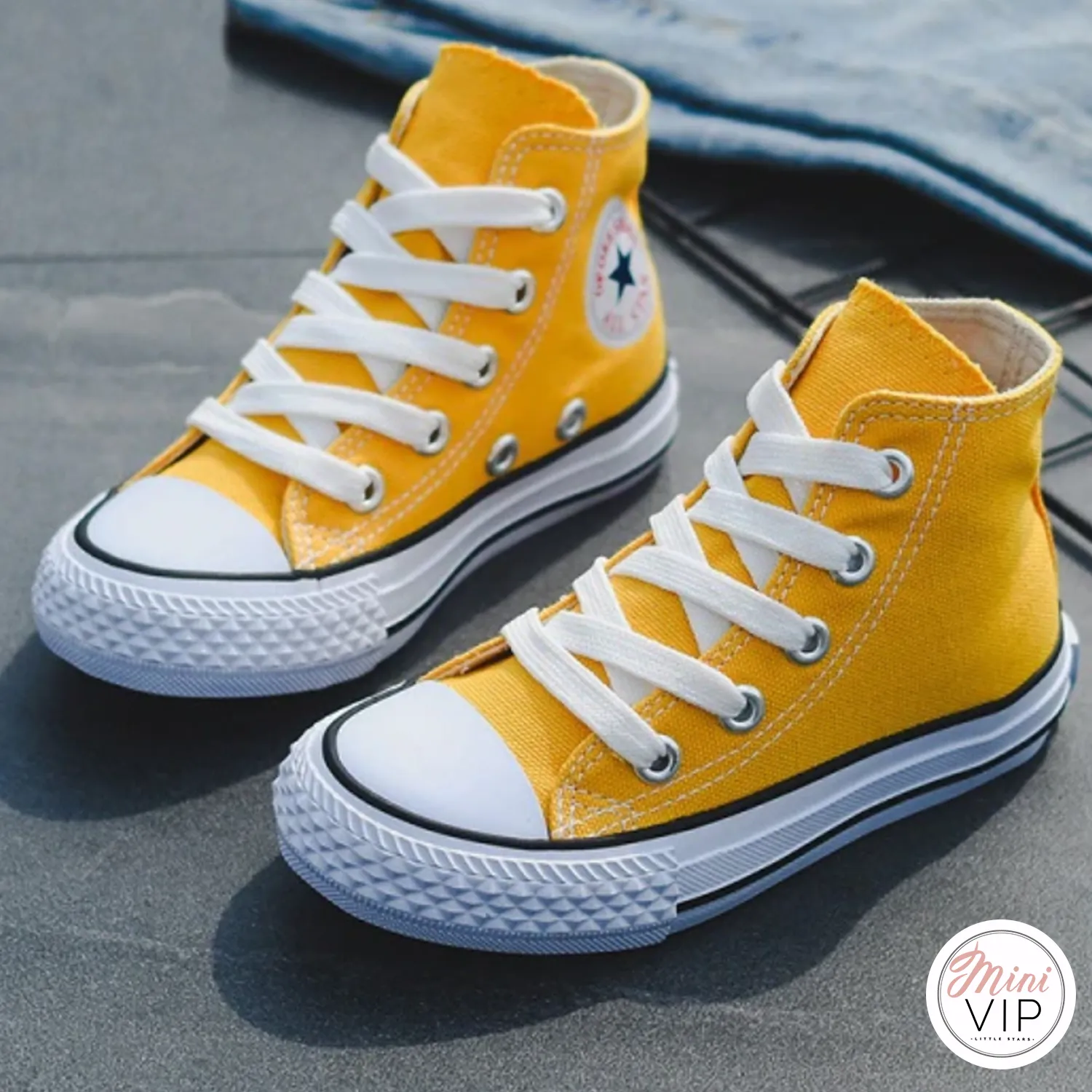 Personalised Baseball Hi-Top Canvas Trainers