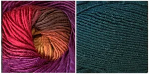 PETROLEUM BLUE   ORCHID - Embossed Natura Hat KIT