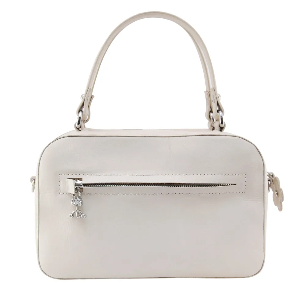 PETULA Embellished Leather Box Bag