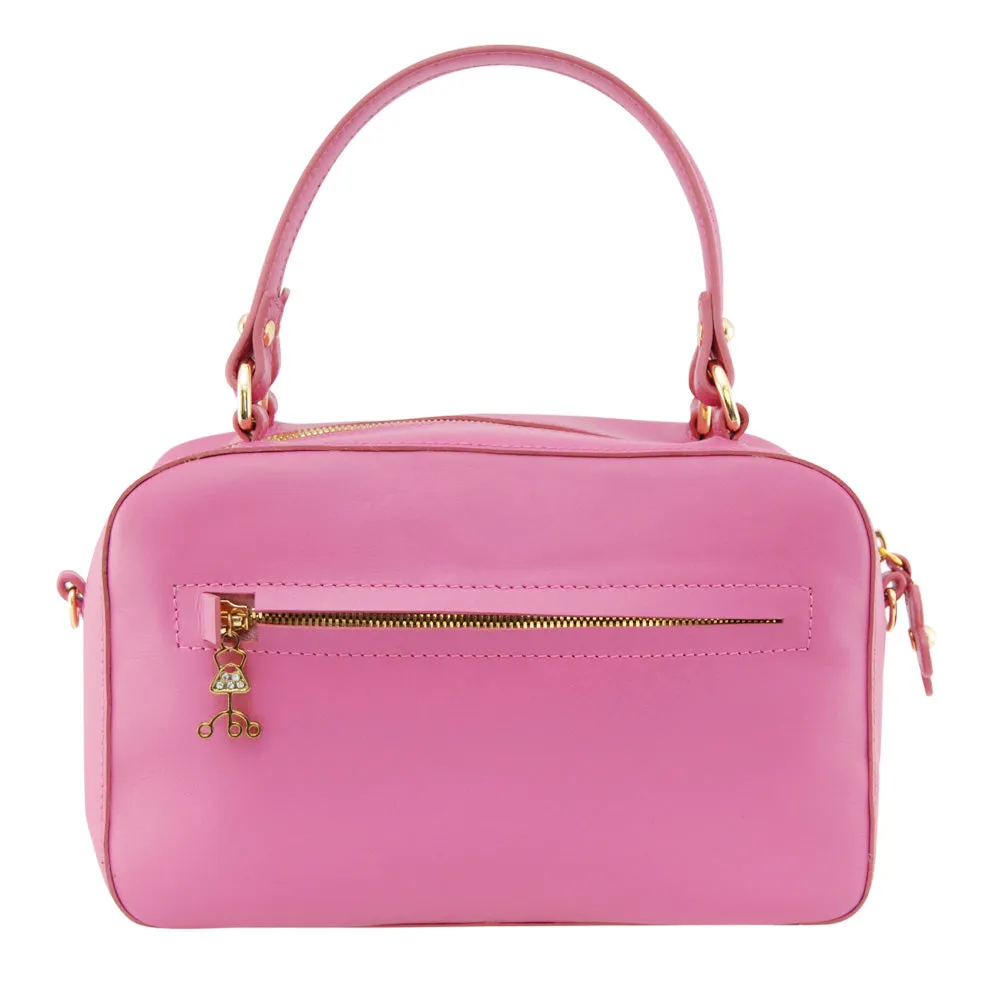PETULA Embellished Leather Box Bag