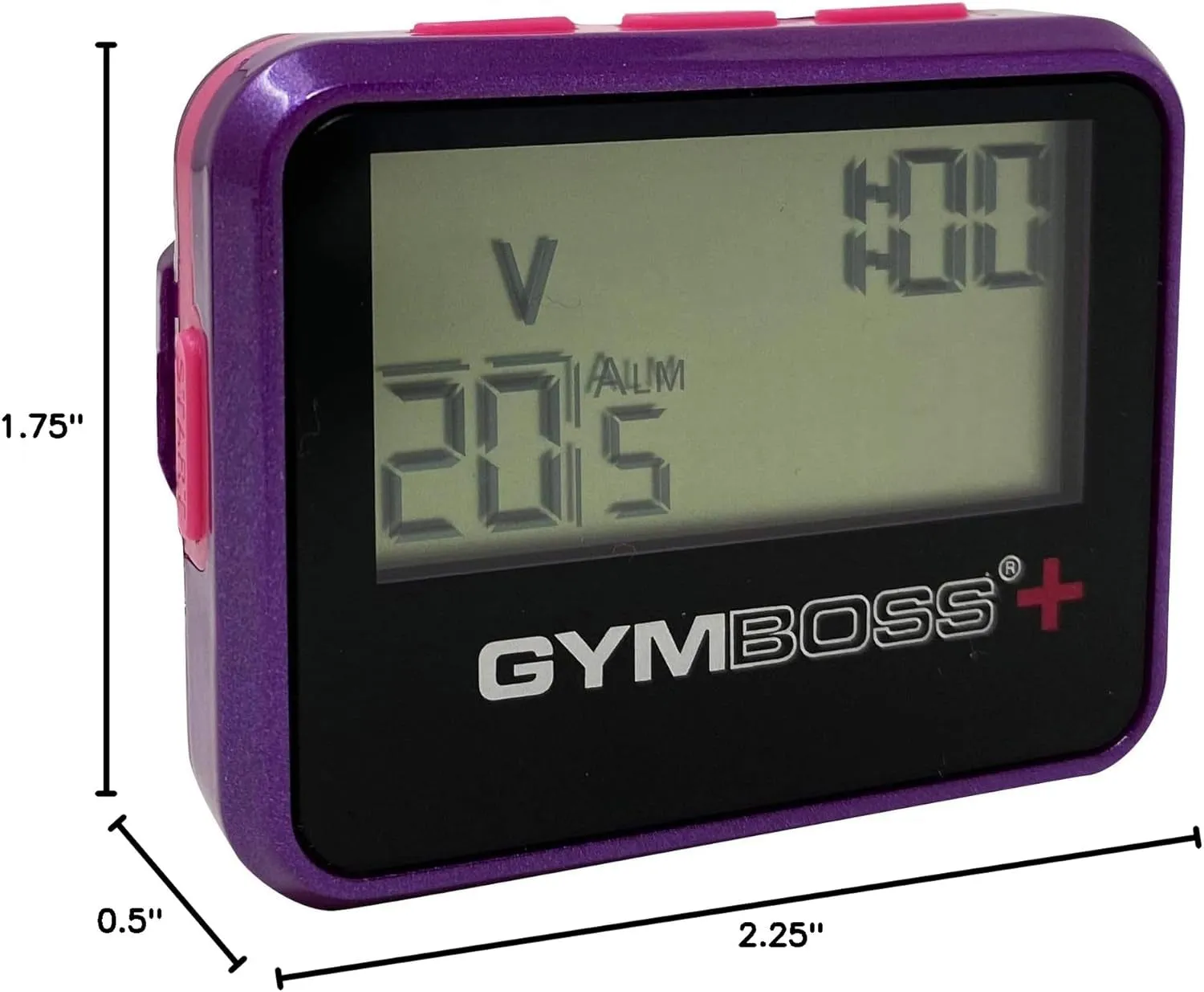 plus Interval Timer and Stopwatch (Violet/Pink)
