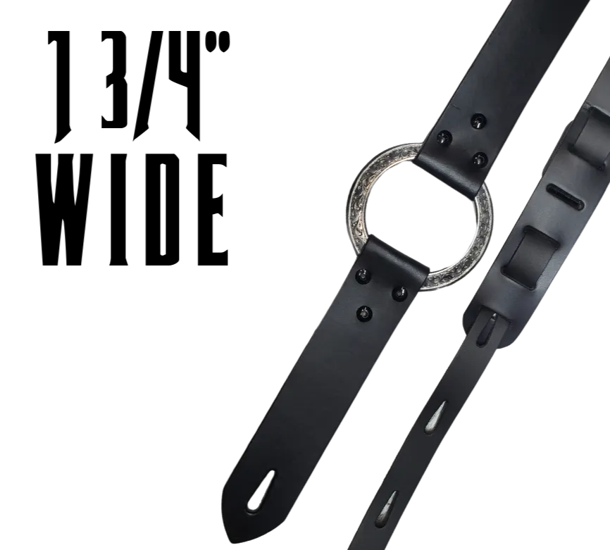 "Bad Company" Leather Guitar Strap