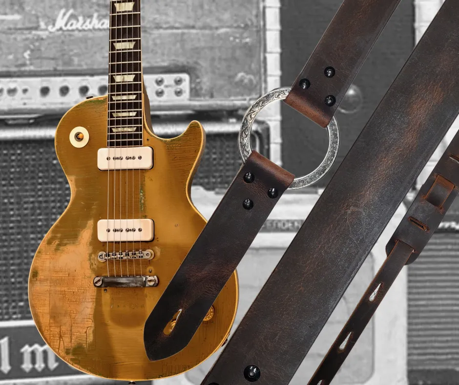 "Bad Company" Leather Guitar Strap