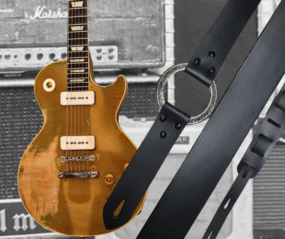 "Bad Company" Leather Guitar Strap
