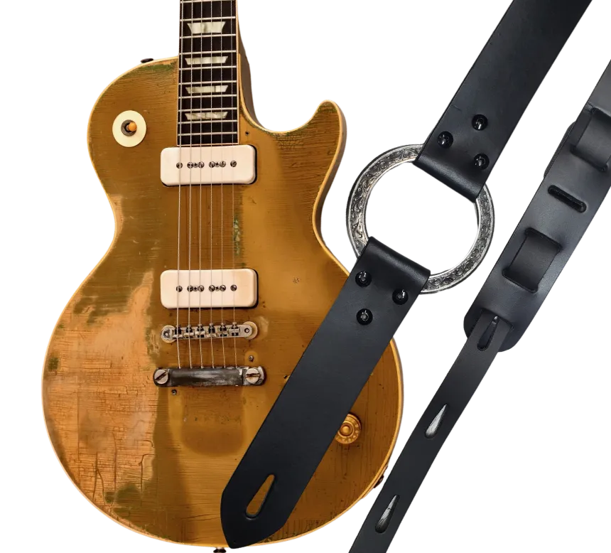 "Bad Company" Leather Guitar Strap