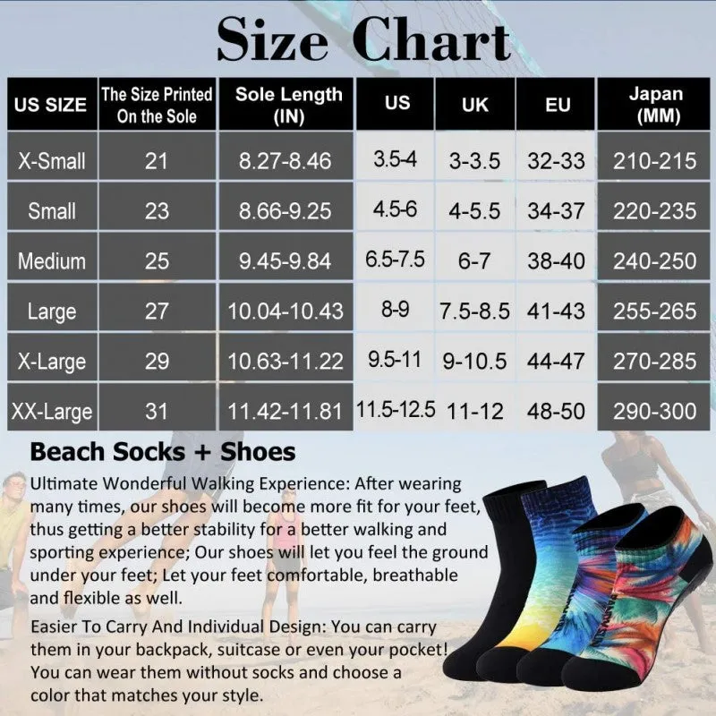 Randy Sun - Quick Dry Non-Slip Beach Socks - (B-STOCK)