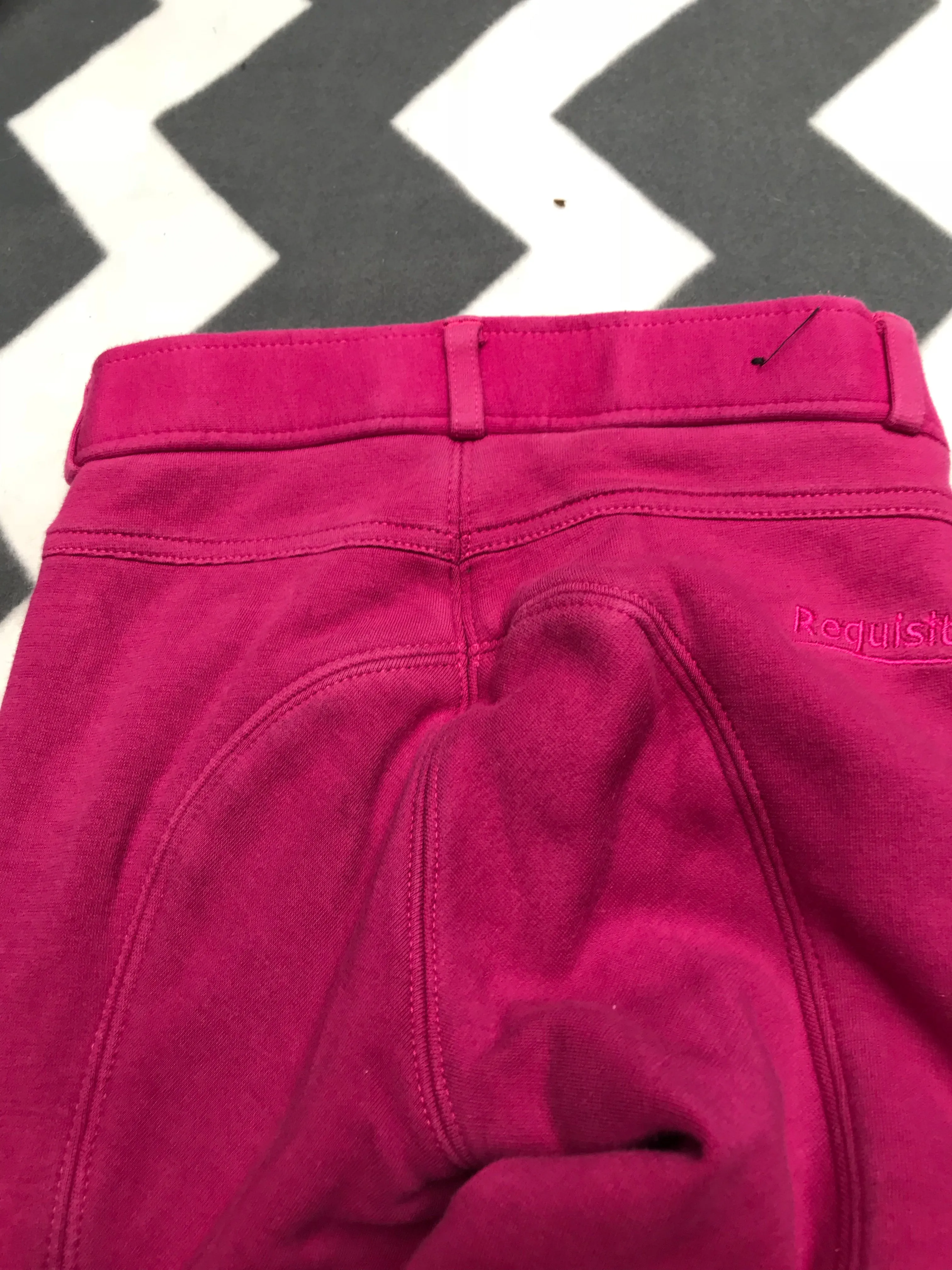 Requisite fleece lined breeches pink age 7-8 FREE POSTAGE