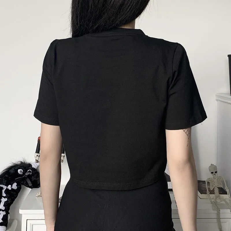Ribbon Strap T-shirt SD00884