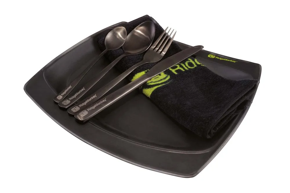RidgeMonkey SQ DLX Plate Set UPDATED 2021 MODEL