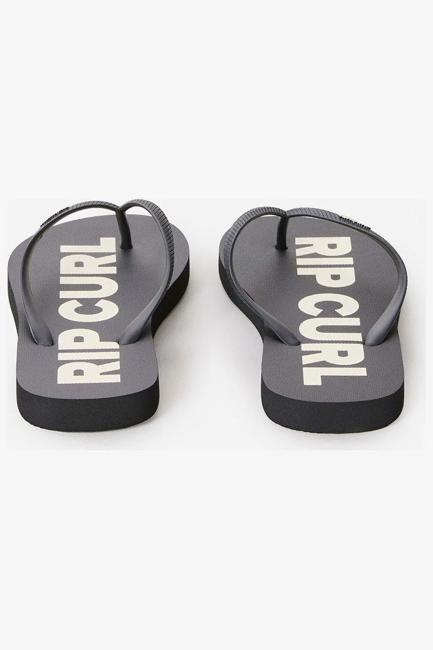 RIP CURL CLASSIC SURF BLOOM OPEN TOE - BLACK