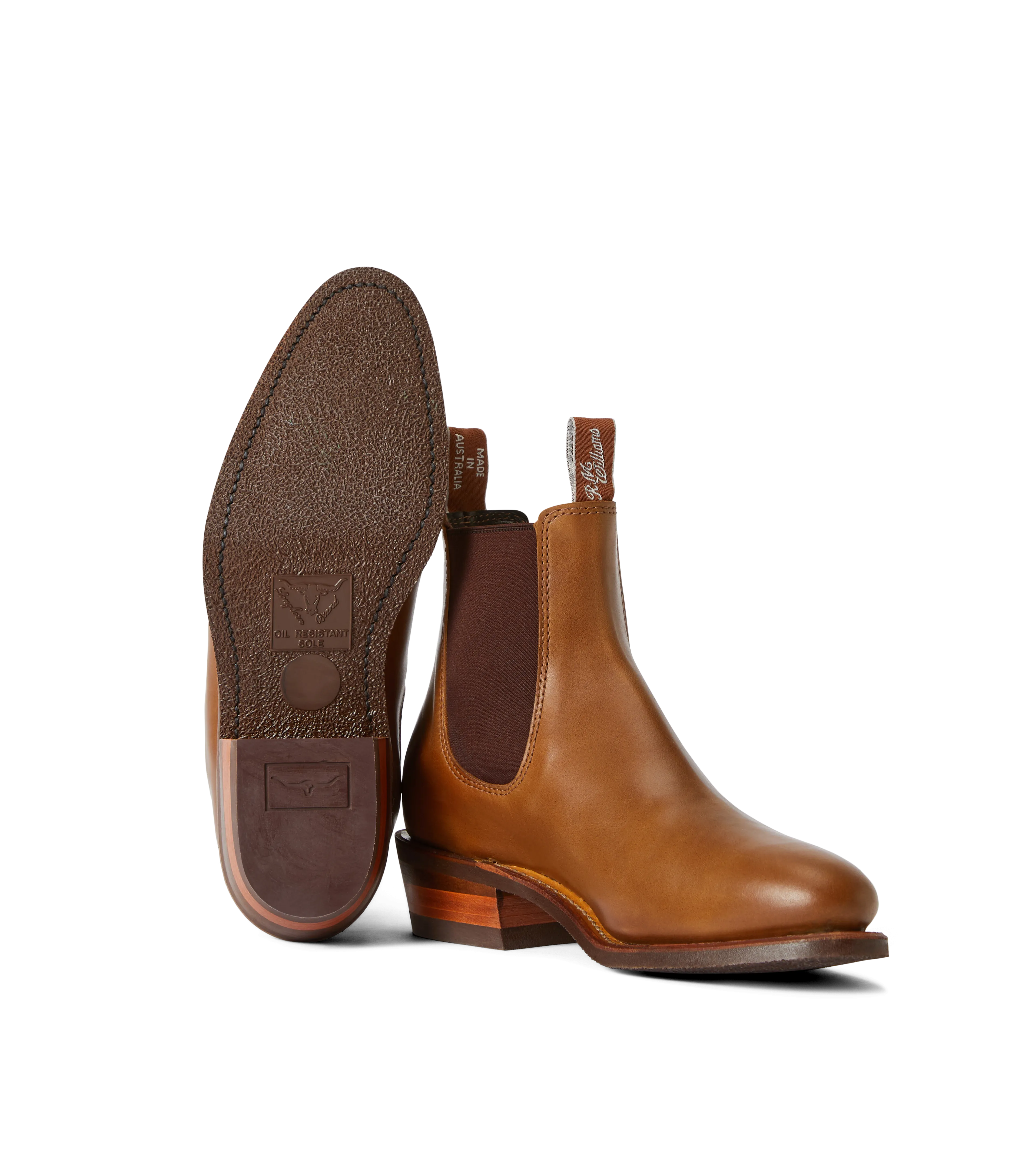 R.M. Williams Comfort Lady Yearling Boot - E Fit - Caramel