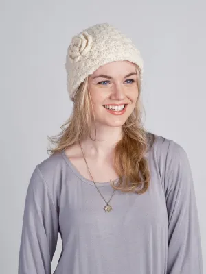 Rose Crochet Beanie