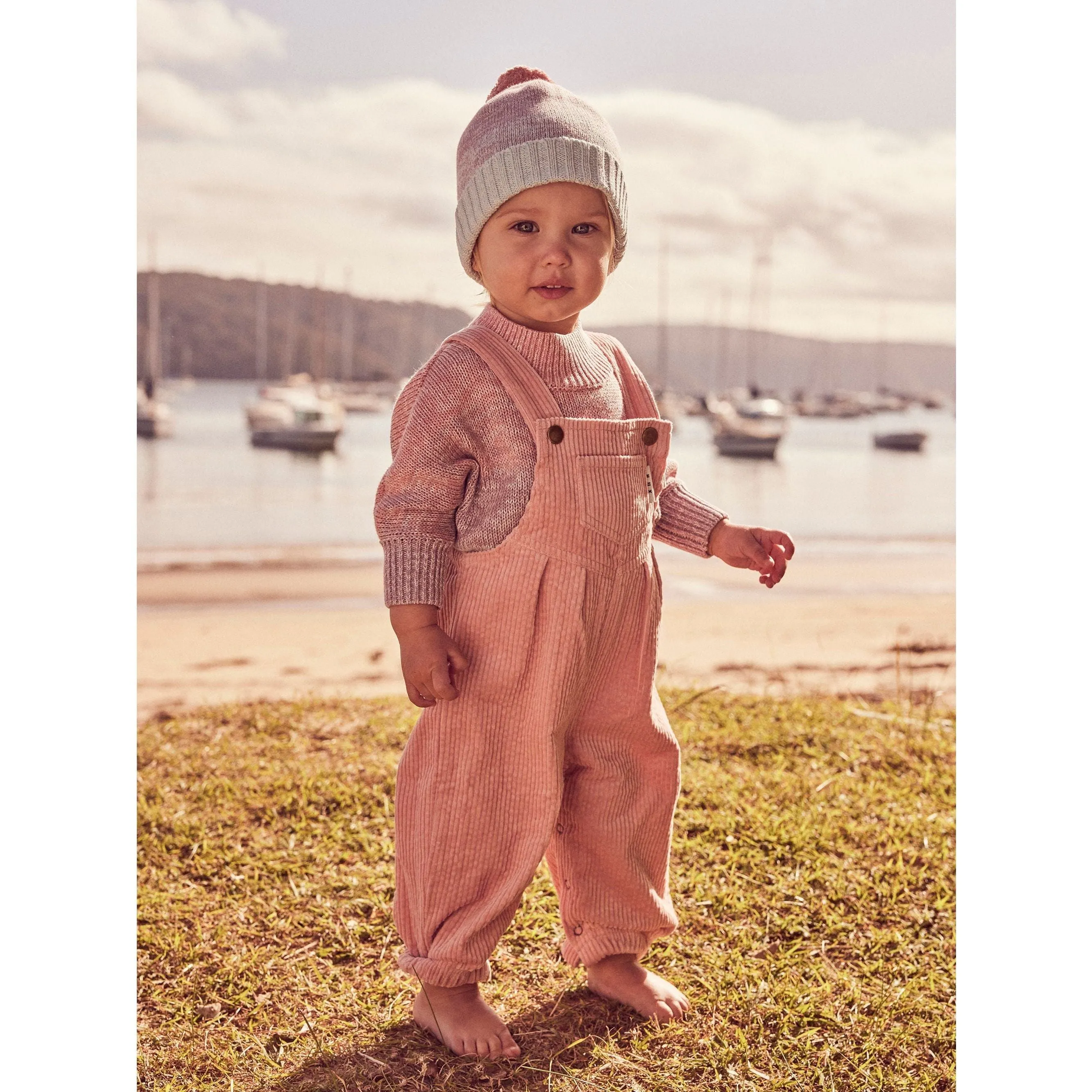 Rosebud Cord Overalls