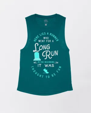 Running Long Run Moroccan Flowy Tank