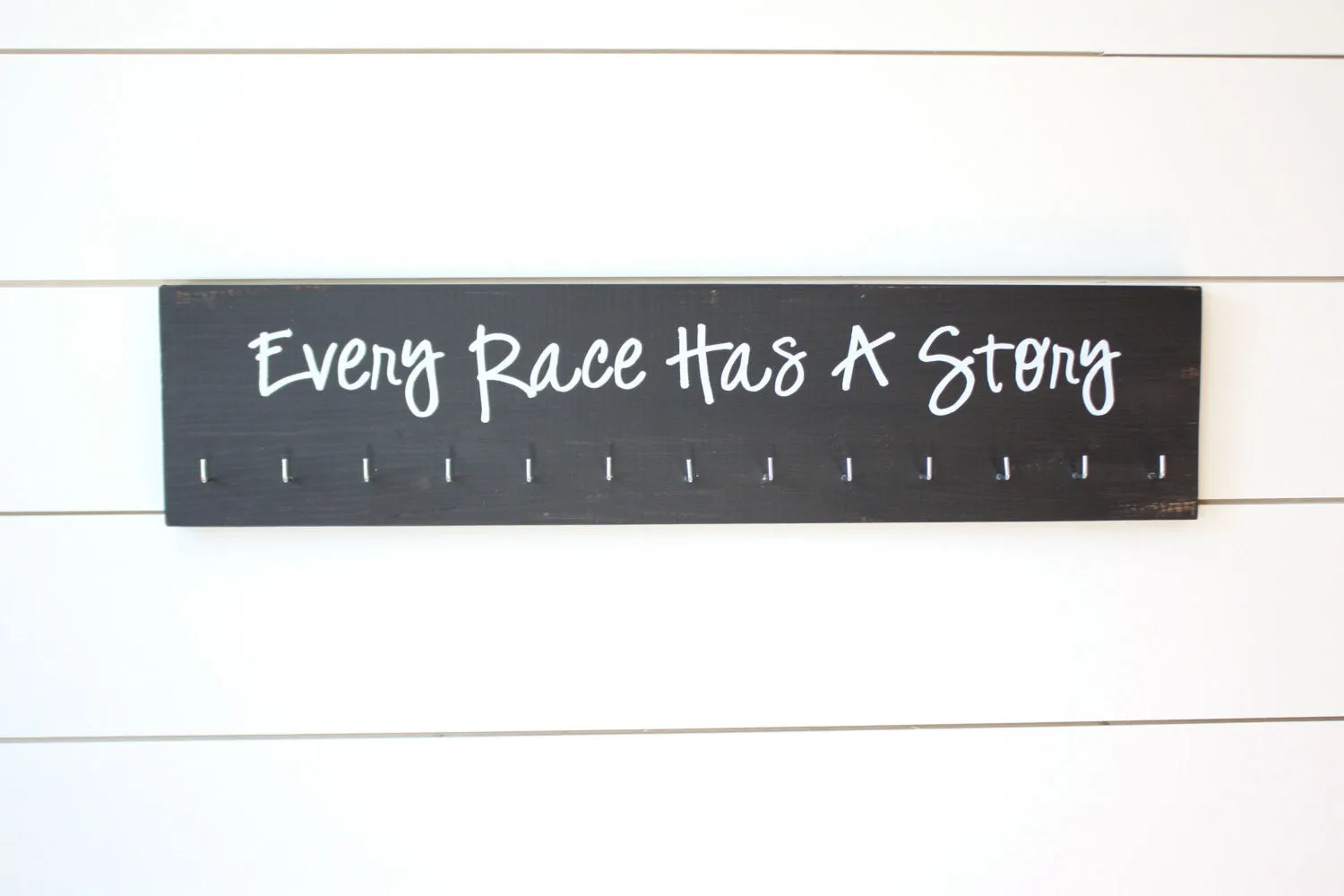 Running Medal Holder - Every Race Has a Story  - Large
