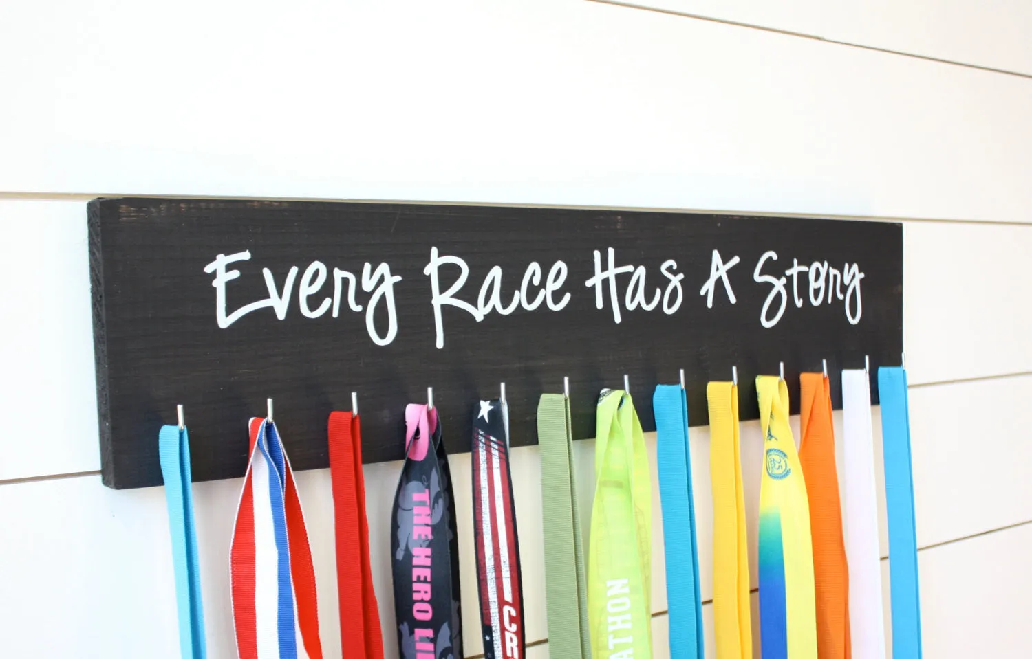 Running Medal Holder - Every Race Has a Story  - Large