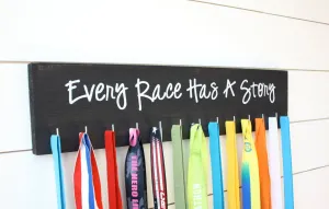 Running Medal Holder - Every Race Has a Story  - Large