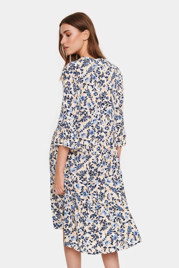 Saint Tropez EdaSZ Dress in Creme Backyard