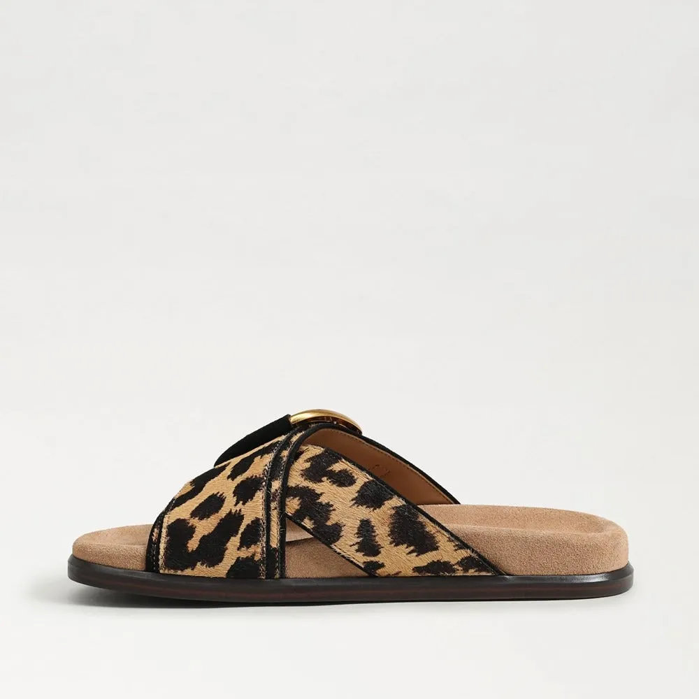 Sam Edelman Cross Strap Sandal in Cyprus Tan Multi