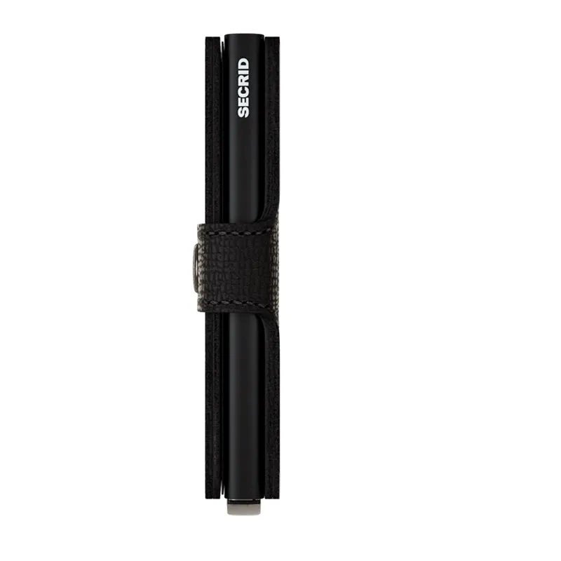 Secrid Mini Wallet - Crisple Black