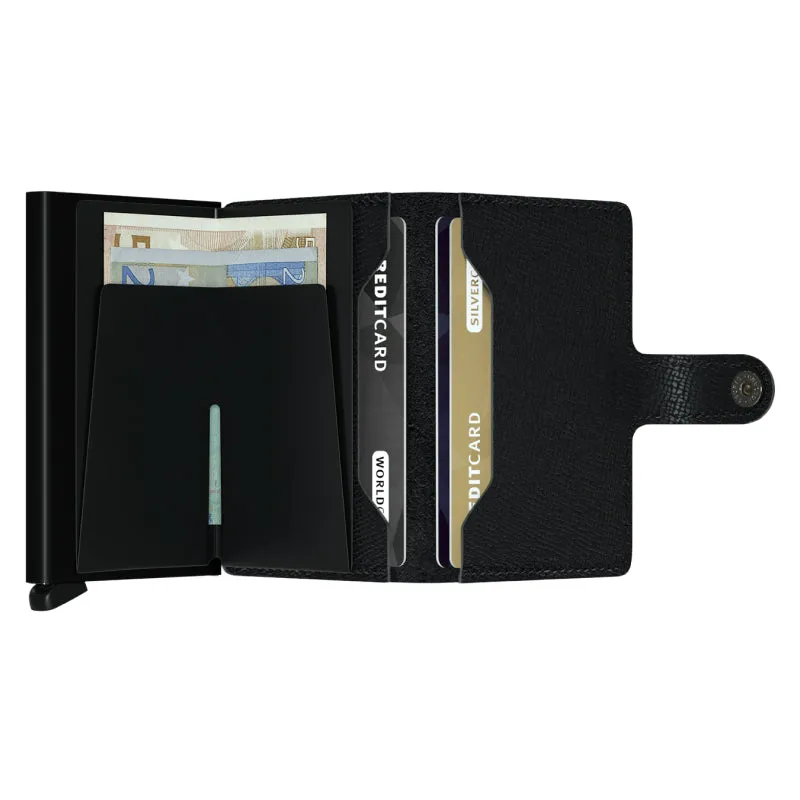 Secrid Mini Wallet - Crisple Black